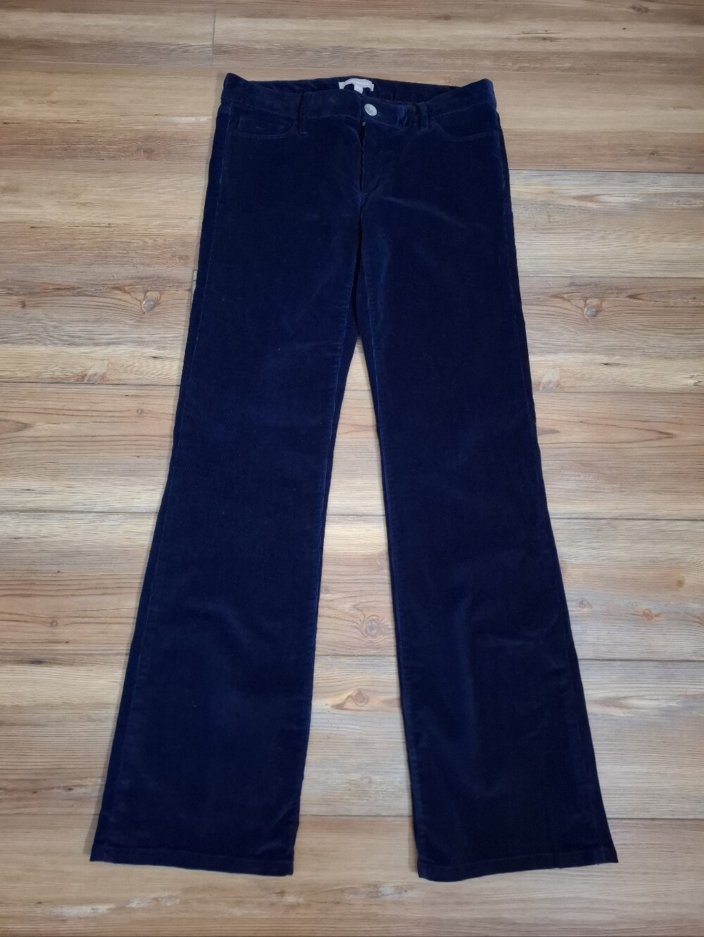 Banana Republic Corduroy Pants Women's 29 Navy Blue Trouser NEW